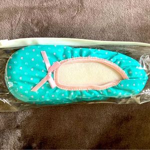 New Ballet slipper, slippers w/zippered dust bag